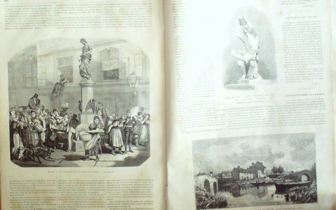 L'Univers illustré 1869 # 772 Espagne Valence Allemagne Mannheim Ludwigshafen Balgarie La Havane