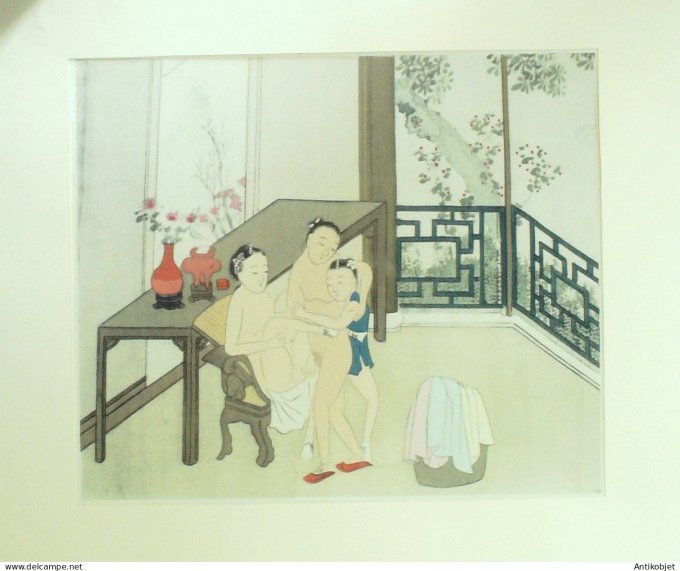 Estampe Chinoise scène érotique 24