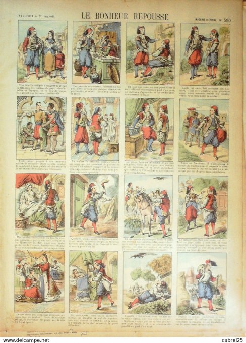 Le Bonheur Repousse (Pellerin d'epinal)