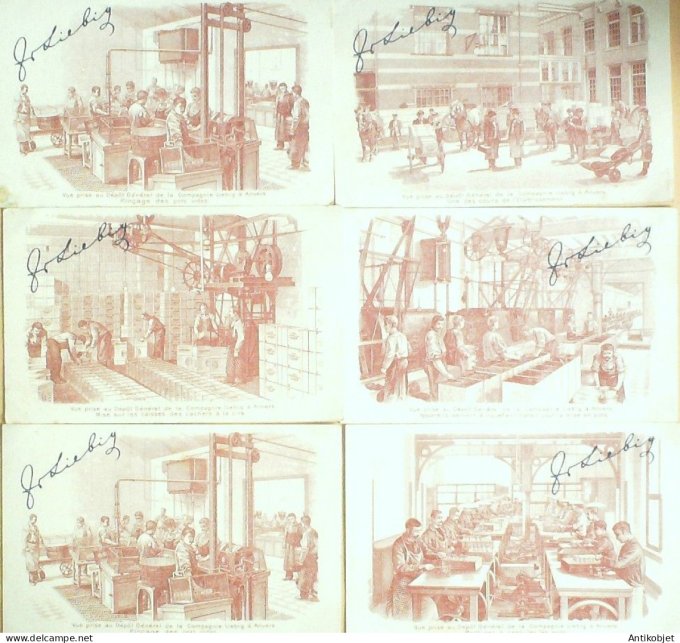 Chromo Liebig Sang  801 Voyages voila 100 ans (1904)