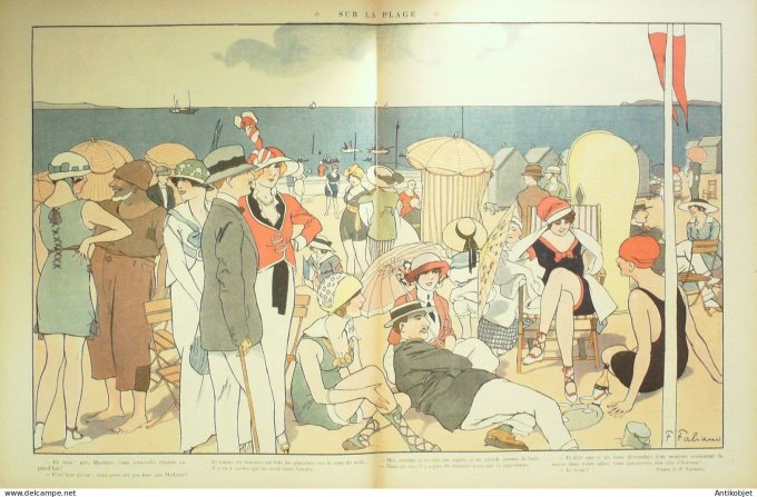 Le Rire 1913-09-20 # 555 Journal humoristique Ed.Originale Boni-menteur
