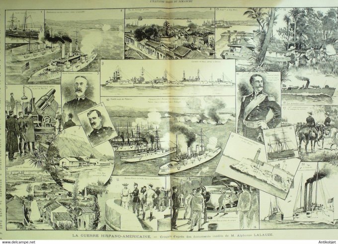 Soleil Du Dimanche 1898 N°20 Cuba La Havane Orleans (45) Sainte Jeanne D'arc
