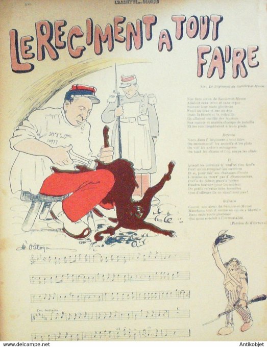 L'Assiette au beurre 1910 # 493 Concours de chansons de route Ostoya