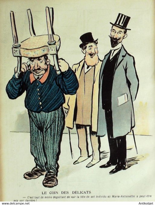 L'Assiette au beurre 1905 # 216 L'hôtel des ventes Barcet
