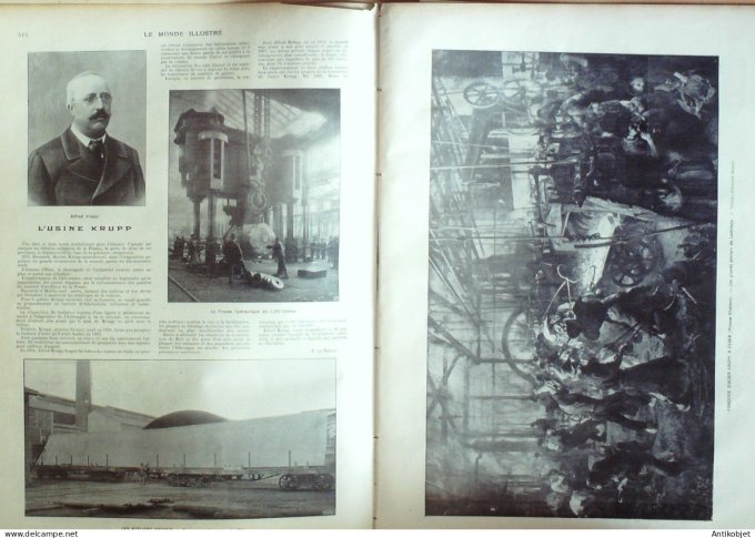 Le Monde illustré 1902 n°2383 Dahomey Paouignan,Abomey Cotonou Koba Ouémé Paou Cana Tunisie Dougga