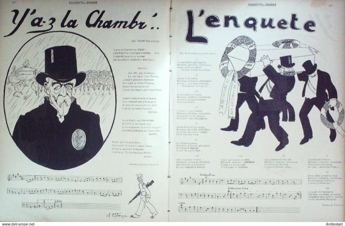 L'Assiette au beurre 1910 n°493 Concours de chansons de route Ostoya