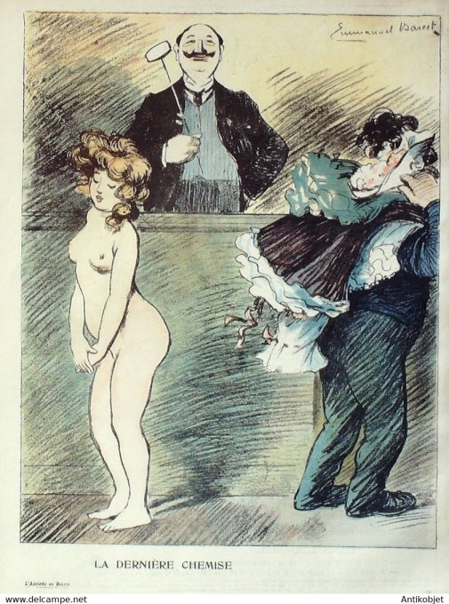 L'Assiette au beurre 1905 # 216 L'hôtel des ventes Barcet