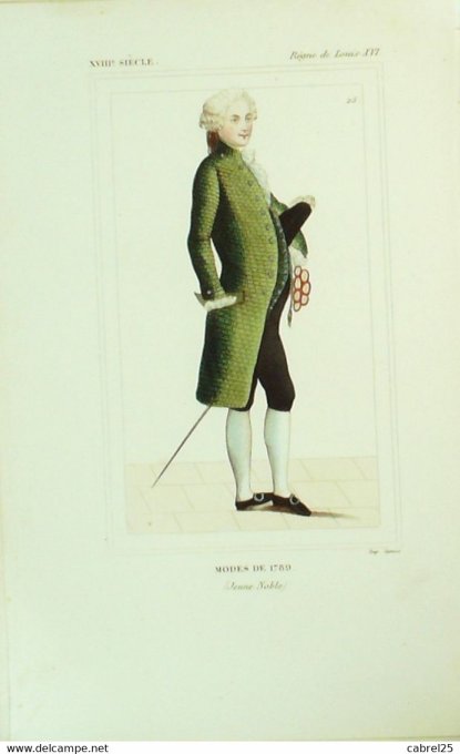 Portrait Homme 1789 sous LOUIS XVI