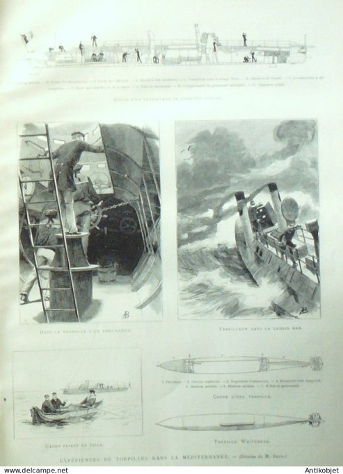 Le Monde illustré 1886 n°1520 La Boissière (78) orphelinat Hériot Halle aux blés