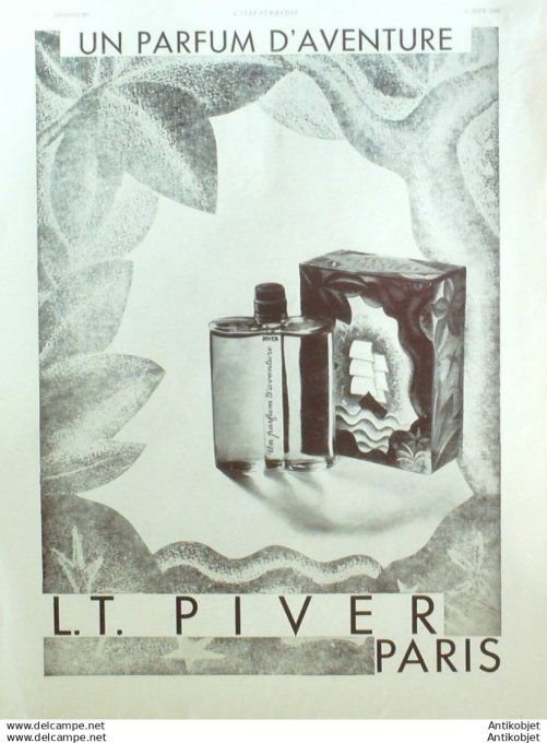 Publicite Cosmetique L.T.Piver 1931