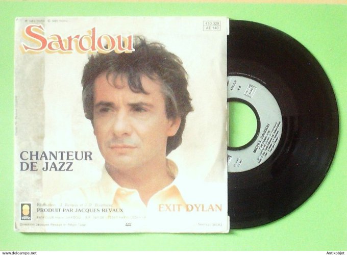 Sardou Michel 45T SP Chanteur de Jazz1985
