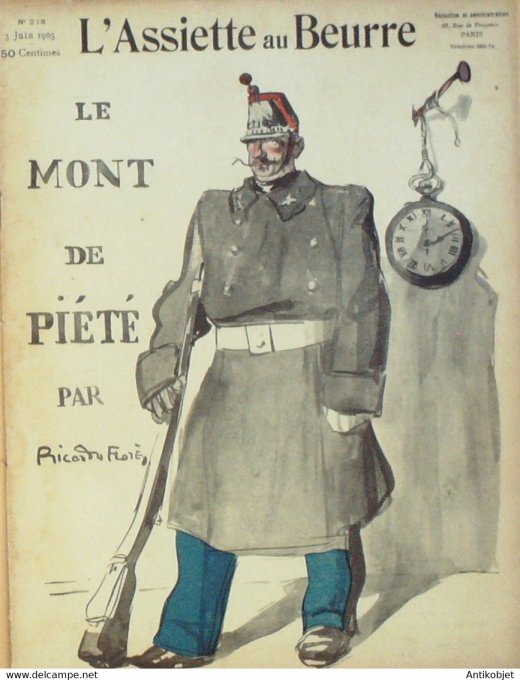 L'Assiette au beurre 1905 n°218 Le mont de piété Florès