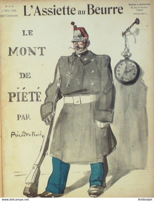 L'Assiette au beurre 1905 # 218 Le mont de piété Florès
