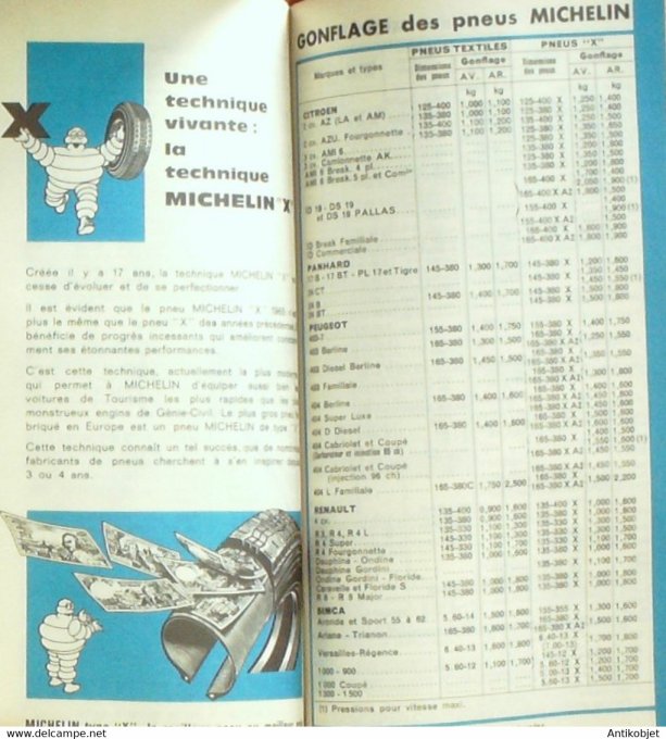 Guide rouge MICHELIN 1965 58ème édition France