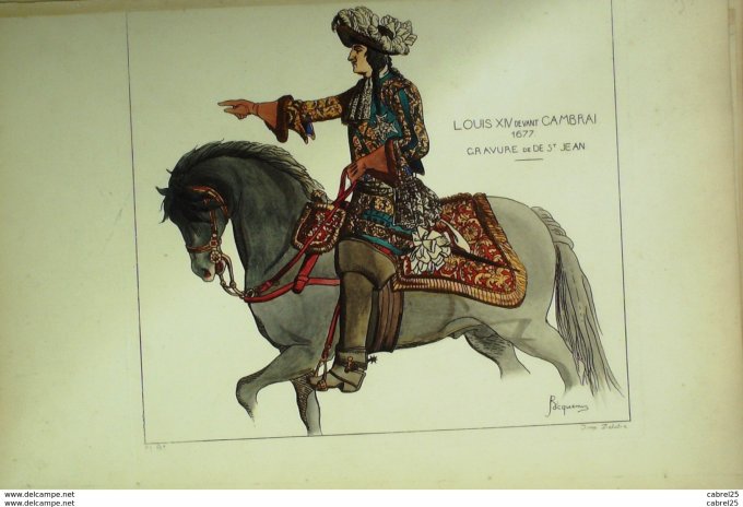 Louis Xiv Devant Cambrai En 1677
