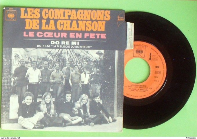 Les Compagnons de la chanson 45T EP Do Re Mi (languette) 1962