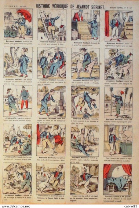 Histoire Veridique  de Jeannot Serinet (Pellerin d'epinal)
