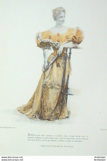 La Mode pratique 1894 # 02 Robe de satin