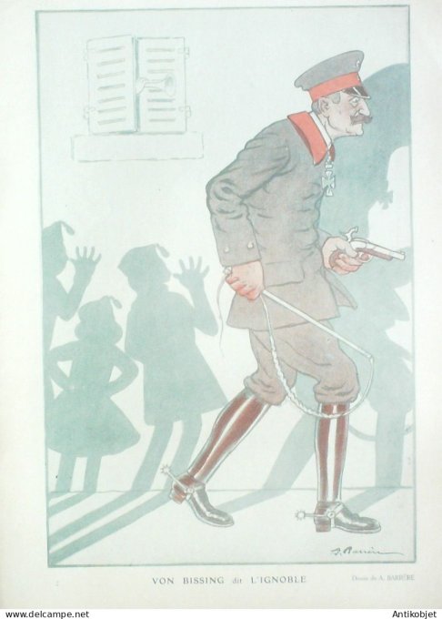 Fantasio 208 1915 Barbier Bils Fournier Huard Bedels Domin Losques Foy