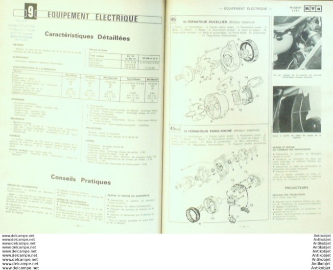 R.T Automobile Peugeot J9 Alfa Roméo Citroën H Estafette   # 420