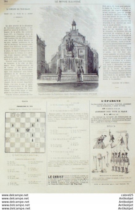 Le Monde illustré 1868 n°635 Cuba La Havanne Sibanicu Salpetriere Hôpital Angleterre Derby Epsom