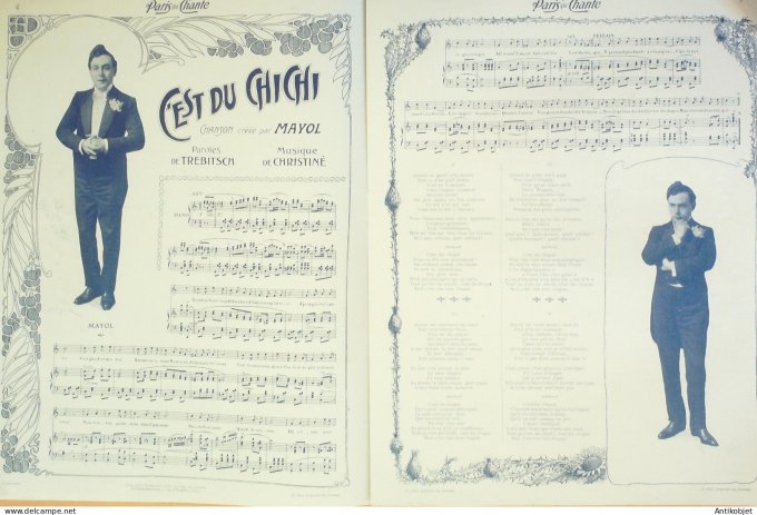 Paris qui chante 1904 #65 Drunzer Mayol Guilbert Vilbert Villepré Dufleuve