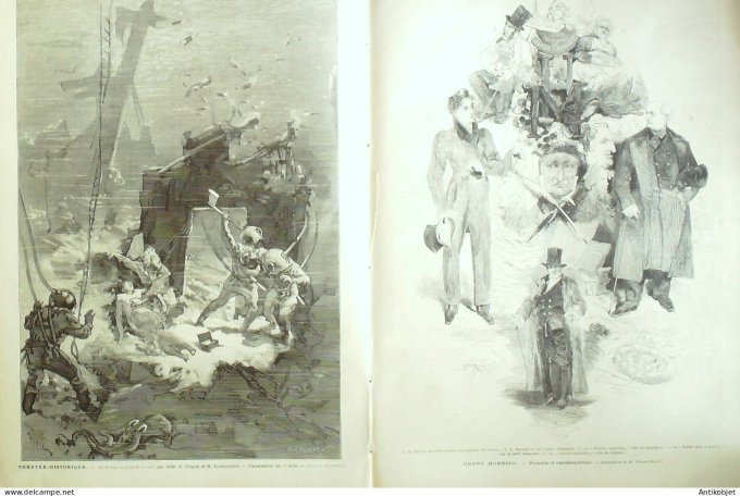 Le Monde illustré 1877 n°1031 Etats-Unis Brooklyn Moulins (06) Turquie Stamboul