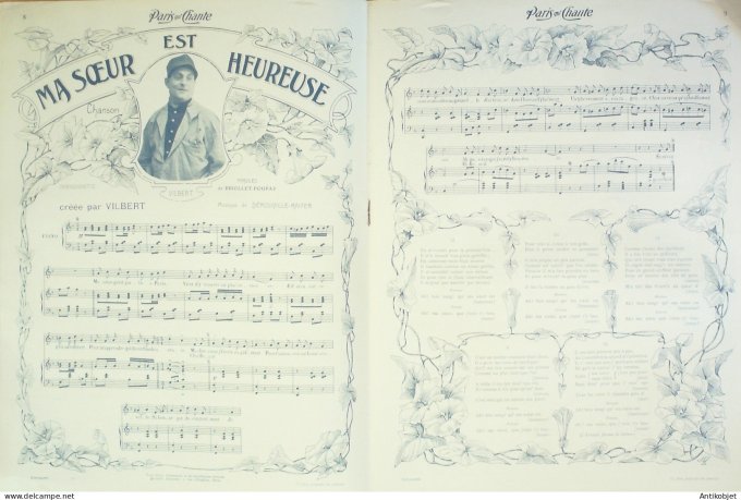 Paris qui chante 1904 #65 Drunzer Mayol Guilbert Vilbert Villepré Dufleuve