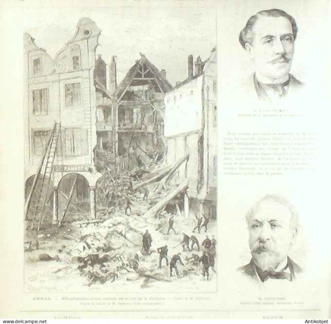 Le Monde illustré 1877 n°1031 Etats-Unis Brooklyn Moulins (06) Turquie Stamboul