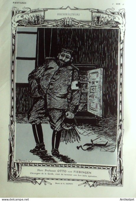 Fantasio 208 1915 Barbier Bils Fournier Huard Bedels Domin Losques Foy