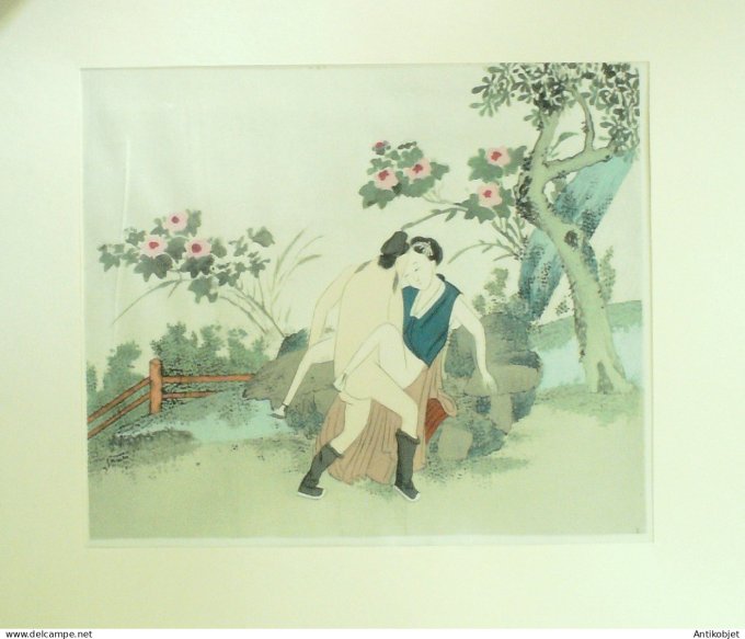 Estampe Chinoise scène érotique 25