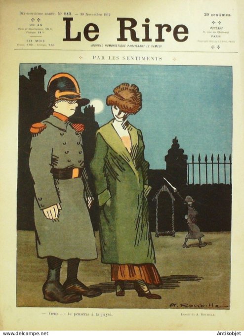 Le Rire 1912-11-30 # 513 Journal humoristique Ed.Originale Desilusion