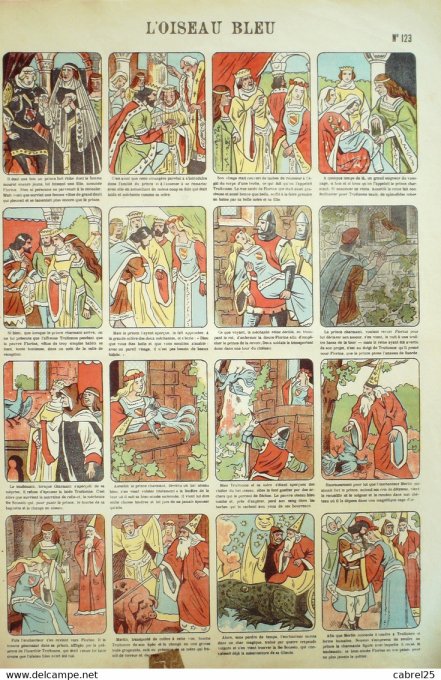 L'oiseau Bleu (Pellerin d'epinal)