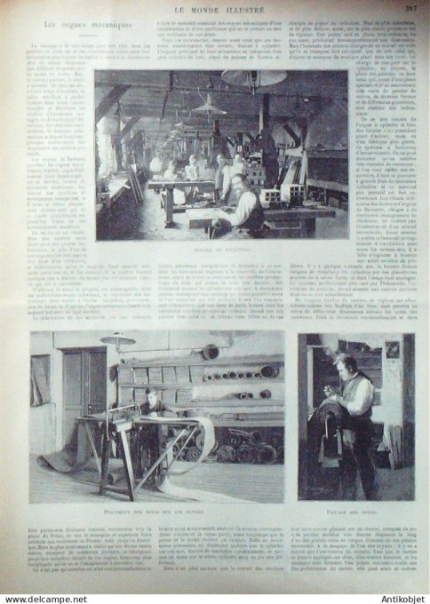 Le Monde illustré 1899 n°2224 Anvers Belgica Afrique-Sud Ladysmith mission Bretonnet Arcachon (33)