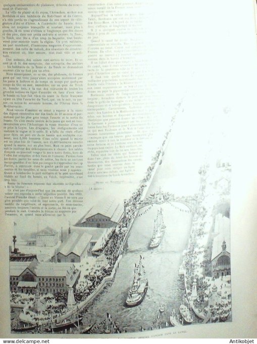 Le Monde illustré 1899 n°2224 Anvers Belgica Afrique-Sud Ladysmith mission Bretonnet Arcachon (33)