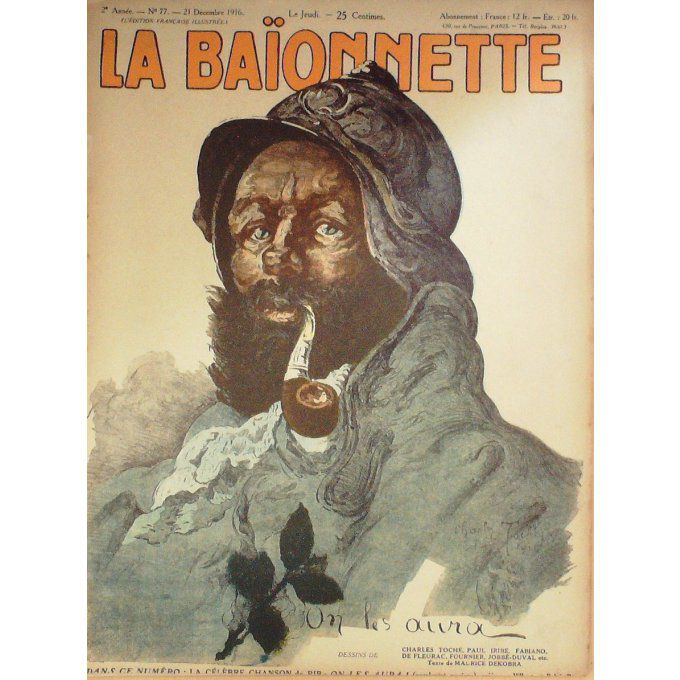 La Baionnette 1916 n°077 (On les aura) FABIANO TOCHE JOBBE DUVAL FLEURAC