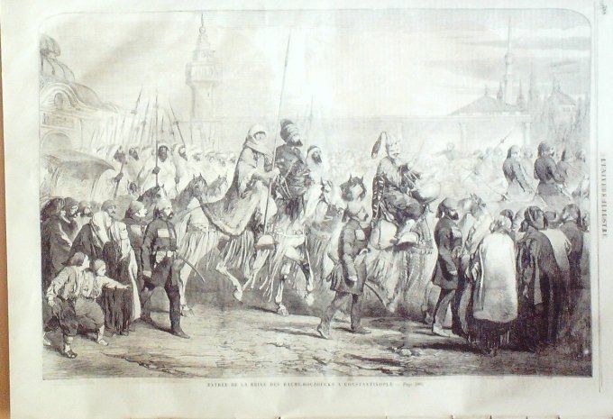 L'Univers illustré 1859 #  77 Jappon Yeddo Constantinople bachi-bouzouks Hamlet
