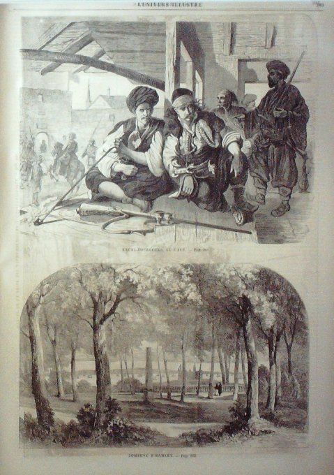 L'Univers illustré 1859 #  77 Jappon Yeddo Constantinople bachi-bouzouks Hamlet