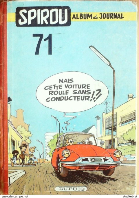 Album Spirou 71 Dupuis (n°1092-1102) 1959 (19-03 au 28-05) Eo complet