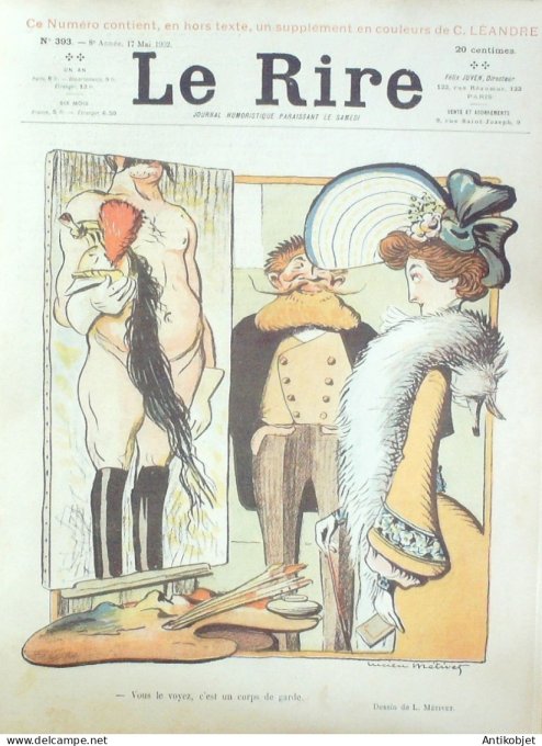 Le Rire 1902-05-17 # 393 Journal humoristique Ed.Originale M.Paul Doumer