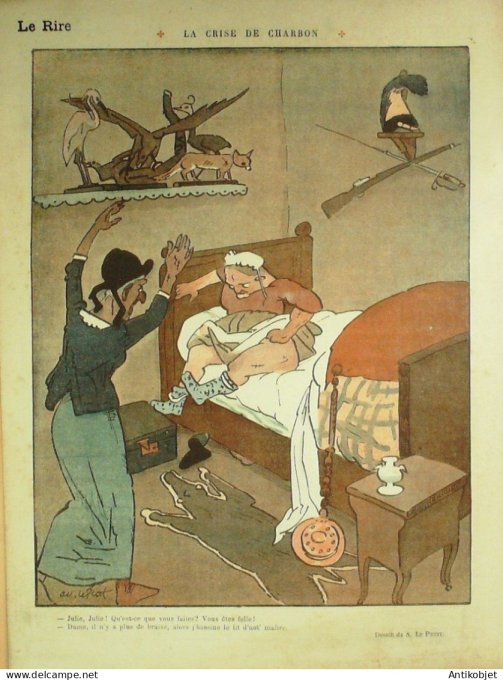 Le Rire Rouge 1917-12-22 # 162 Journal humoristique Ed.Originale Ersatz
