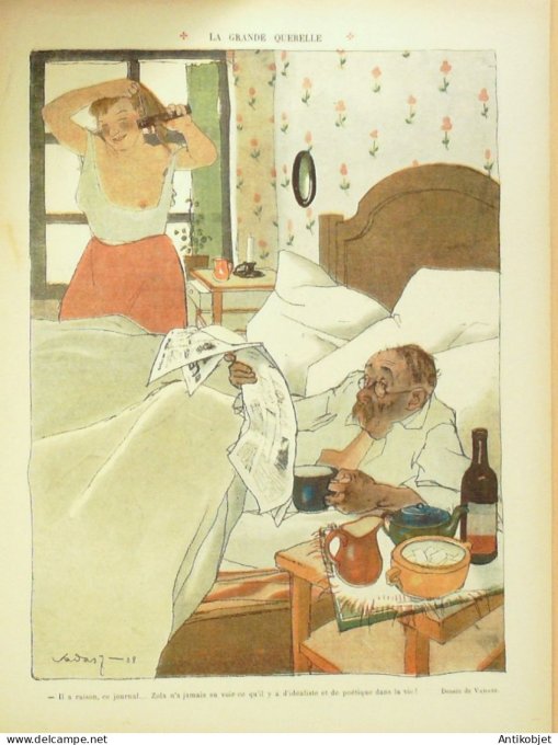 Le Rire 1908-04-11 # 271 Journal humoristique Ed.Originale Marchande de fleurs