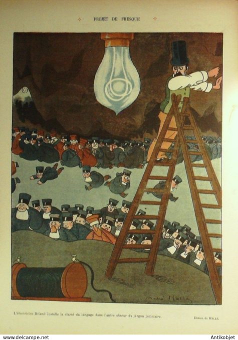 Le Rire 1908-04-11 # 271 Journal humoristique Ed.Originale Marchande de fleurs