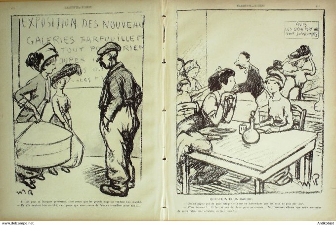L'Assiette au beurre 1910 n°494 Les Midinettes Révolutionnaires Radiguet