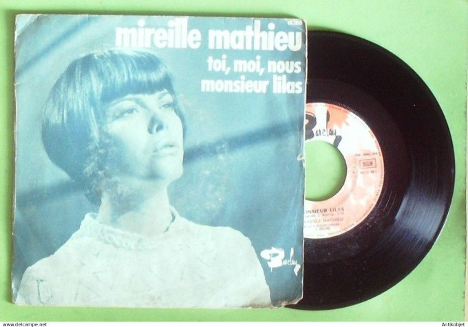 Mathieu Mireille 45T SP Toi moi nous 1970