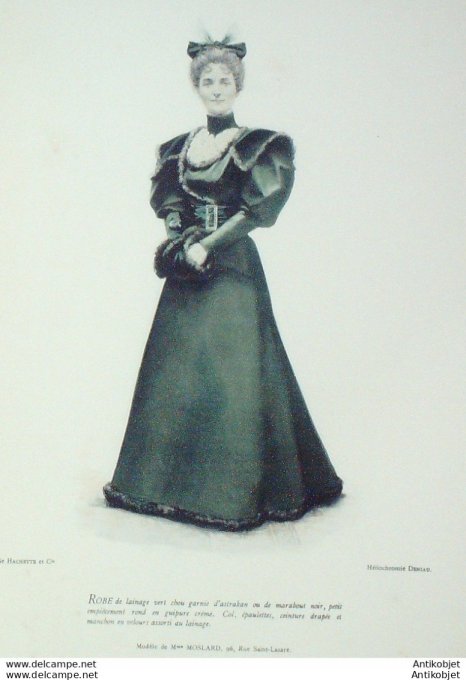 La Mode pratique 1894 # 04 Robe de lainage
