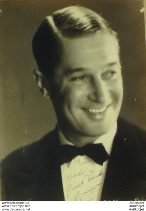 Chevalier Maurice (photo de presse) dédicacée