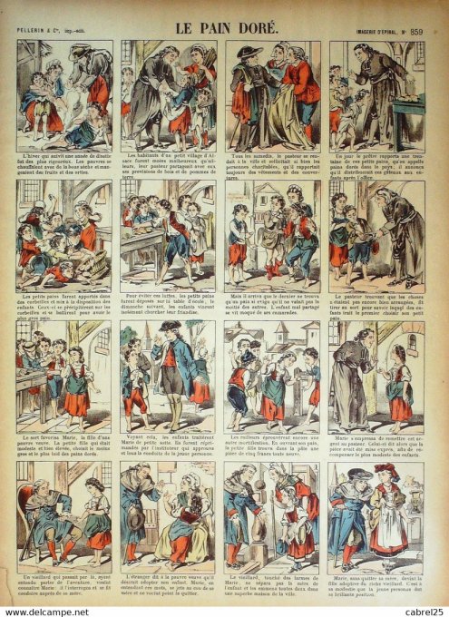 Le Pain Dore  (Pellerin d'epinal)