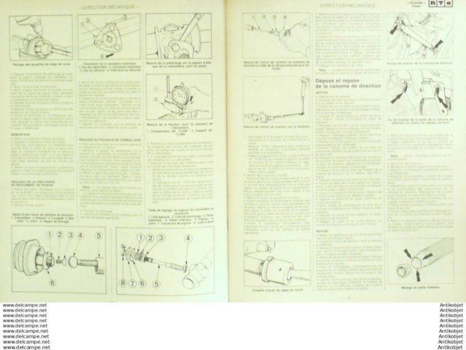 R.T Automobile Ford Granada diesel Renault 20 & 30   # 444