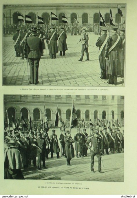 Le Monde illustré 1901 n°2328 Turquie Mahmoudié Smyrne Serbie Belgrade Drapeaux de Chine